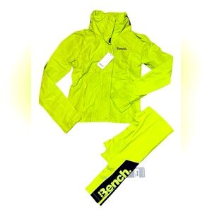 BENCH neon coat and leggings set Size Small